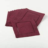 Hemstitched Cocktail Napkin