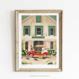 JANET HILL STUDIO - The Mermaid Inn Art Print - 8.5" X 11"