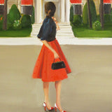 JANET HILL STUDIO - This Is The Place She Had Been Heading All Her Life 11"x16"