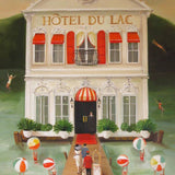JANET HILL STUDIO - Hotel du Lac Art Print - 8.5" X 11"