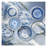 Sitio Stripe Dessert/Salad Plate - Delft Blue