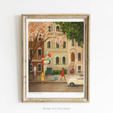 JANET HILL STUDIO - Atticus Bailey Takes A Day Off Art Print - 8.5 X 11