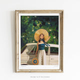 JANET HILL STUDIO - Mulholland Drive Art Print 8.5"x11"