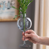 Denim Wine Glass Vase, Medium