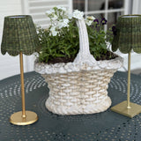 Small Seagrass Shade Cover (Scalloped in Bancha Green)