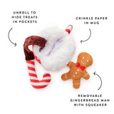 The Foggy Dog - Holiday Hot Cocoa Interactive Snuffle Dog Toy