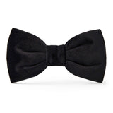 The Foggy Dog - Black Velvet Dog Bow Tie