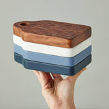 Cheese Board with Spreader, Small, White