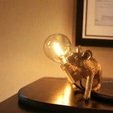 Gold Plated Mouse Resin Night Light - Standing
