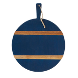 Navy Round Mod Charcuterie Board, Medium