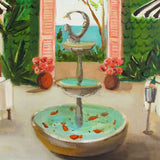 JANET HILL STUDIO - Twelve Days At Penny Fontaine Hotel Day 12 Art Print-8.5X 11