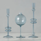 Denim Wine Glass Vase, Medium