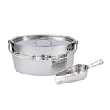 The Signature Collection Oval Ice Bucket with Scoop