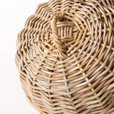 Rattan Cloche Dome Cover: Small 16" D