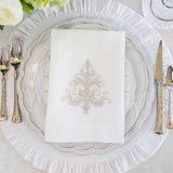 Round Ruffle Velvet Placemat