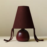 Mini Bows Table Lamp - Burgundy