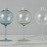 Clear Wine Glass Vase, Small