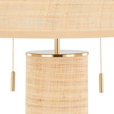 Rattan 29" Table Lamp