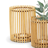 Large Bamboo Bars Vase