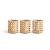Cane Webbing Tealight Votive