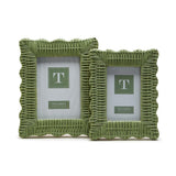 Green Wicker Weave Photo Frame 4 x 6