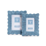 Blue Wicker Weave Photo Frame 5 x 7