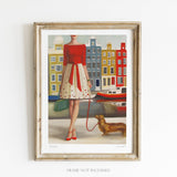 JANET HILL STUDIO - The Duchess. 8.5"x11" Art Print