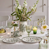 Green Regal Peacock Pasta Bowl