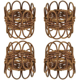 Twisted Rattan Napkin Ring