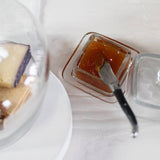 Bistro Glass Jam Jar, Square