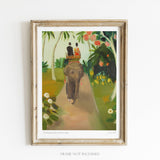 JANET HILL STUDIO - The Kidnapping Of Edward Pink Part Eight Art Print -8.5 X 11