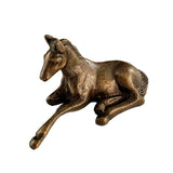Antiqued Brass Horse