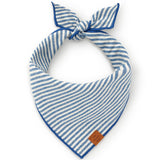 The Foggy Dog - Lake Blue Stripe Summer Dog Bandana