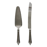 Cake knife and Server Set, 2pc, Polished