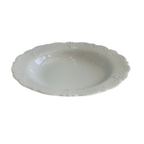 Rental- White Scalloped 9" Pasta Bowl (See details for rental)