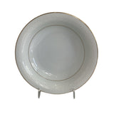 Rental- White Lace/Gold Trim 7 1/2" Pasta Bowl  (See details for rental)