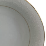 Rental- White Lace/Gold Trim 7 1/2" Pasta Bowl  (See details for rental)