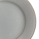 Rental- White Lace/Gold Trim 8" Salad  (See details for rental)