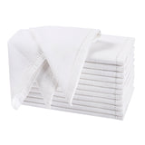 Premium Cotton Cloth Napkins- White Duck - Set of 4