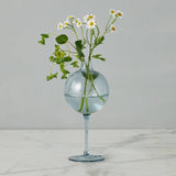 Denim Wine Glass Vase, Medium