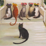 JANET HILL STUDIO - Twelve Days Penny Fontaine Hotel. Day 5 Art Print - 8.5 X 11