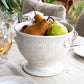Blenheim Oak 9" Cachepot - Whitewash