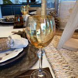 Amber Wine Glasses