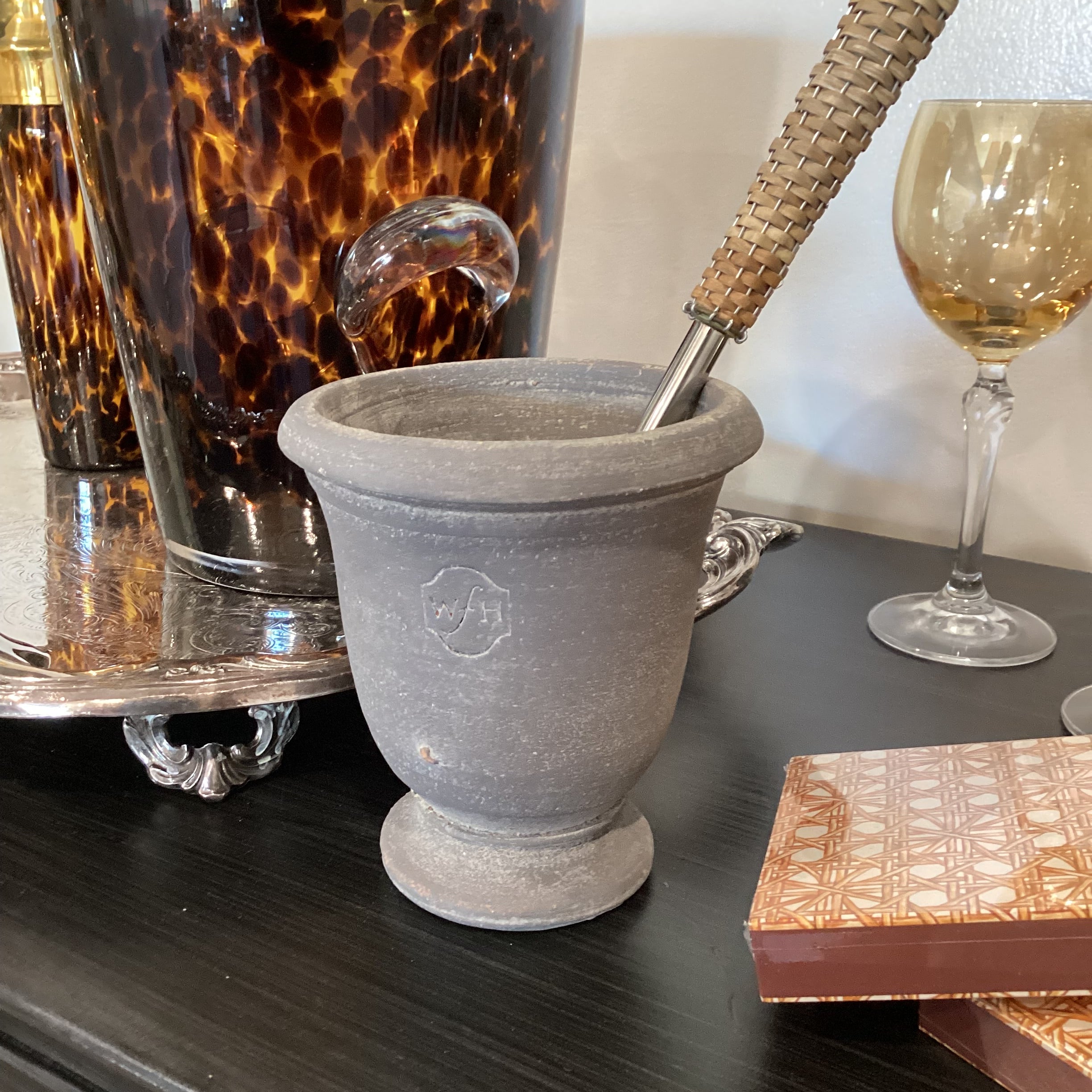 WAKEFIELD HANDMADE MIDI POTS - GRAY