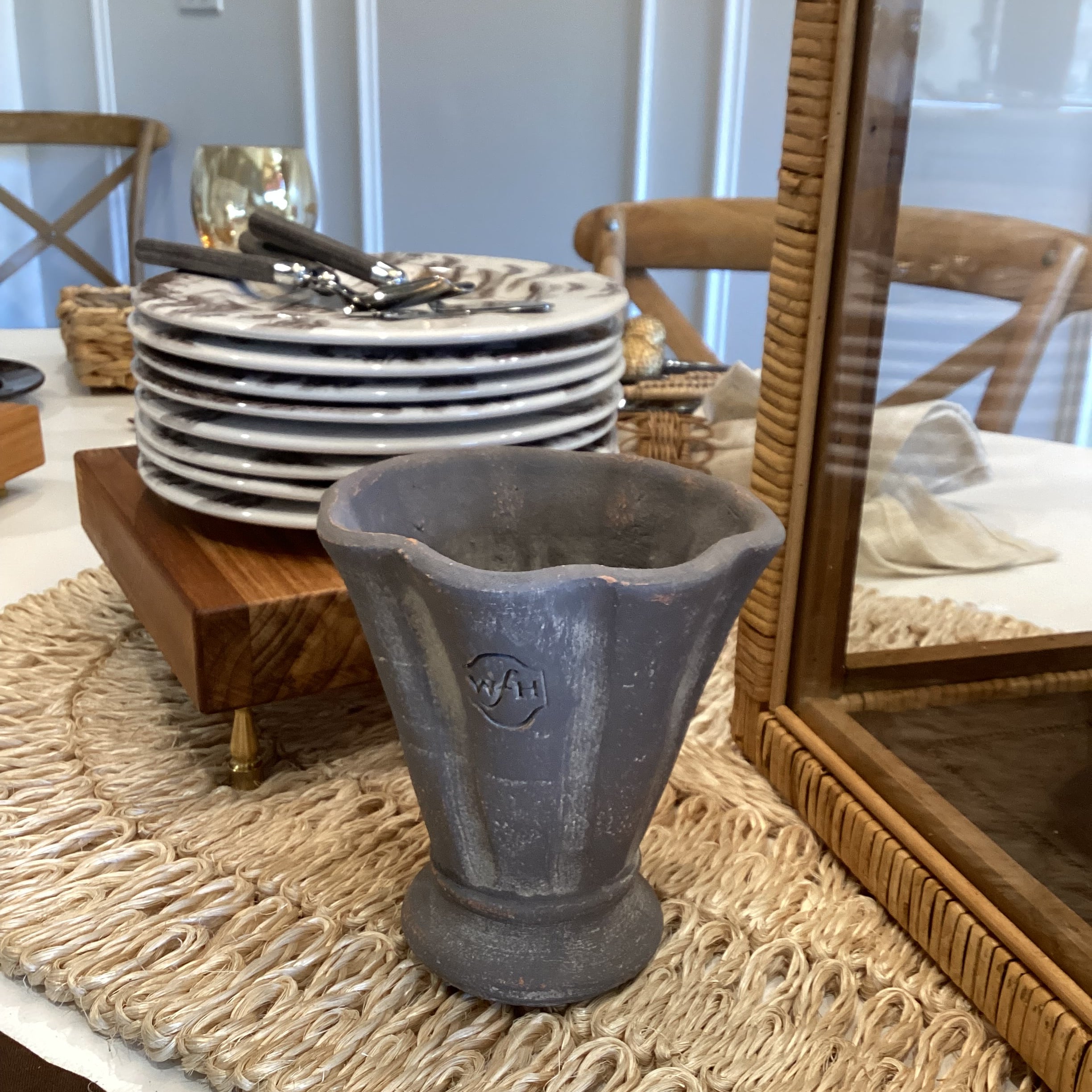 WAKEFIELD HANDMADE MIDI POTS - GRAY