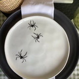 Hand-painted spider plate 8"