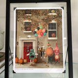Janet Hill - All Hallow's Eve, Hell's Kitchen Art Print and Frame
