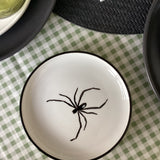 Hand-painted spider plate 6"