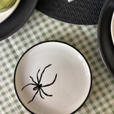 Hand-painted spider plate 6"