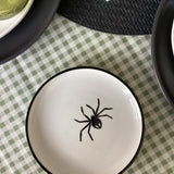 Hand-painted spider plate 6"